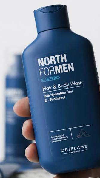 North for Men Subzero Hair & Body Wash