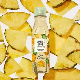 Simple Joys Shower Gel with Organic Pineapple Love Nature